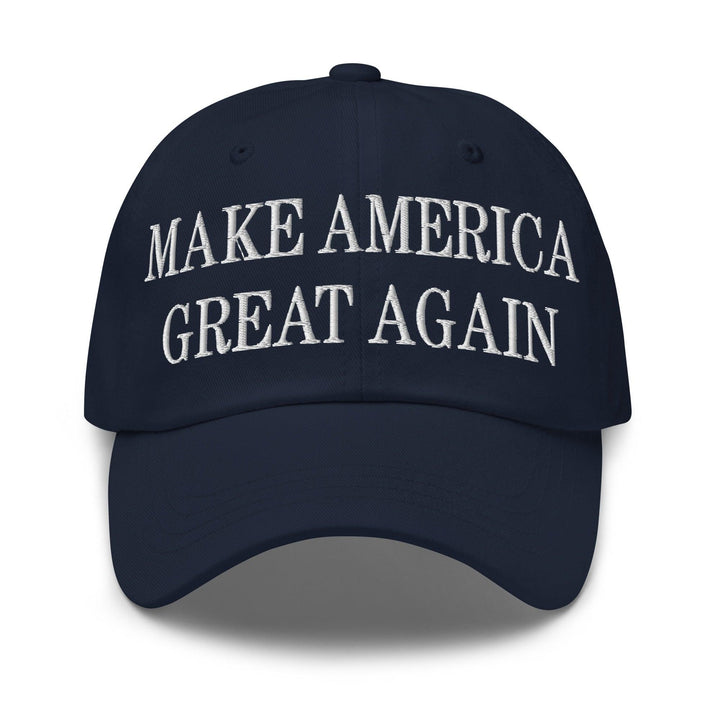 Make Us Great Again MAGA Golf Dad Hat - Navy
