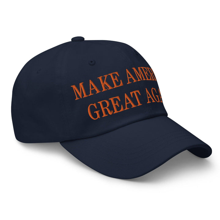 Make Us Great Again MAGA Orange Dad Hat