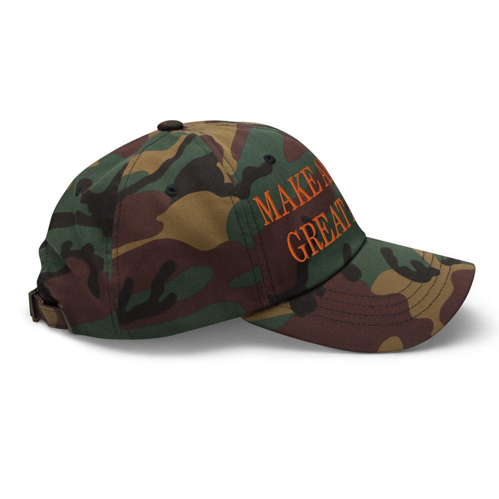 Make Us Great Again MAGA Orange Dad Hat