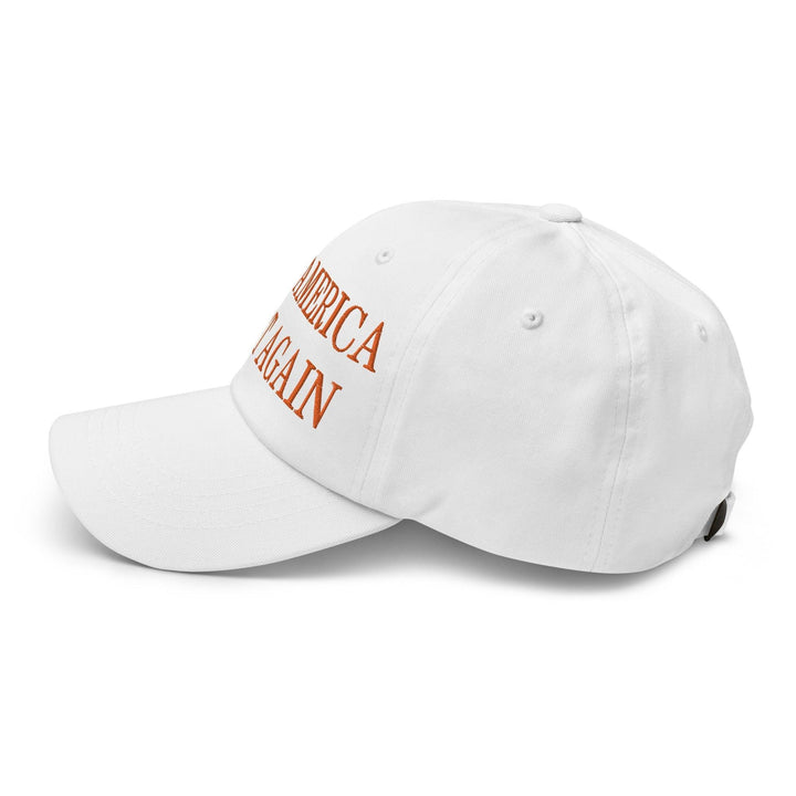 Make Us Great Again MAGA Orange Dad Hat