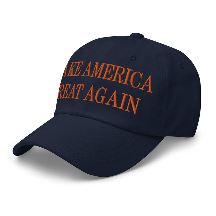 Make Us Great Again MAGA Orange Dad Hat