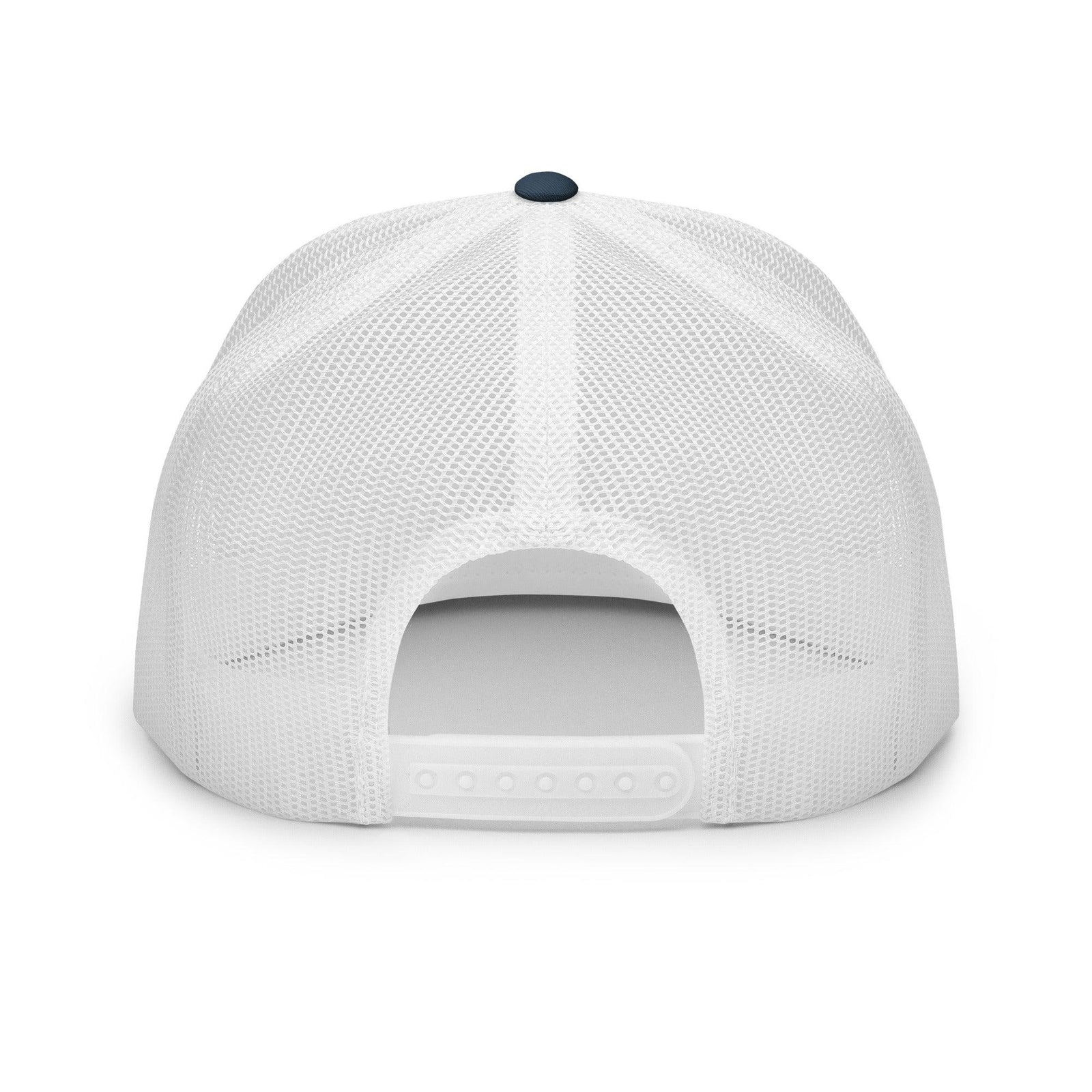 Make Us Native Again Embroidered Mesh Flat Bill Brim Trucker Hat