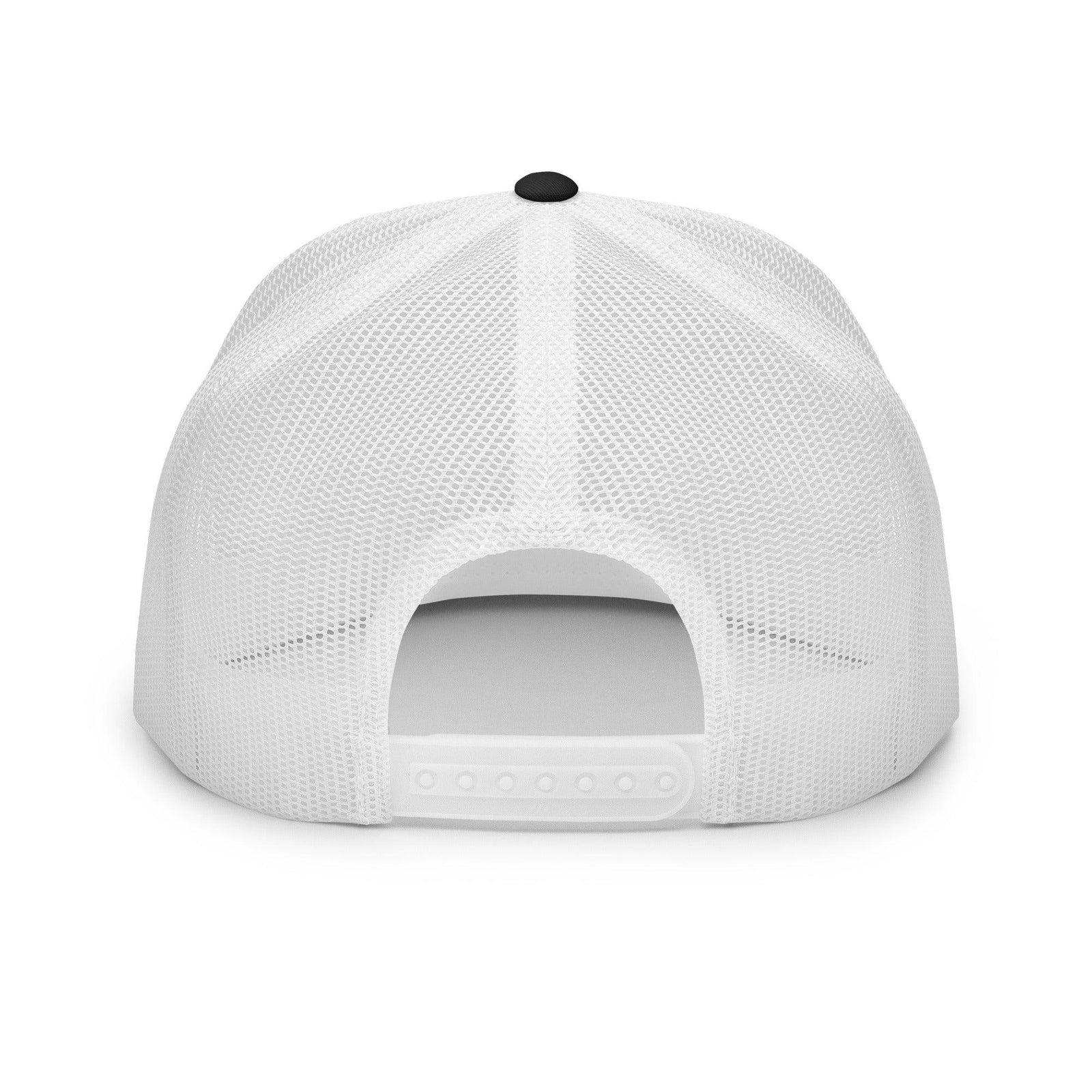 Make Us Native Again Embroidered Mesh Flat Bill Brim Trucker Hat