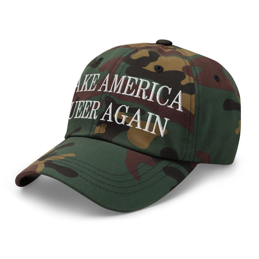 Make Us Queer Again Embroidered Dad Hat
