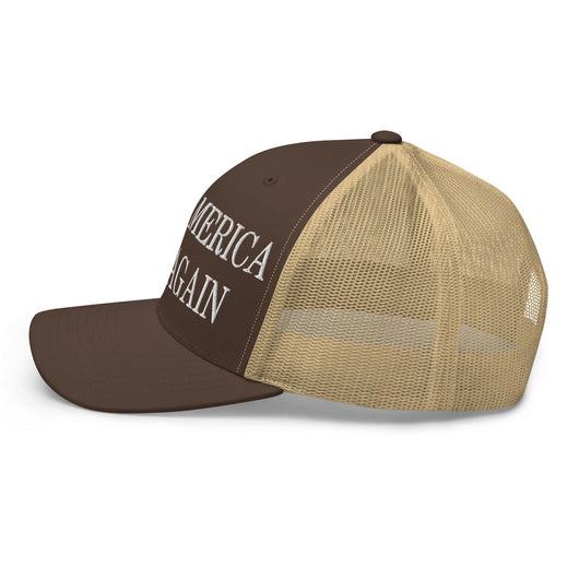 Make Us Send Again Embroidered Mesh Trucker Hat