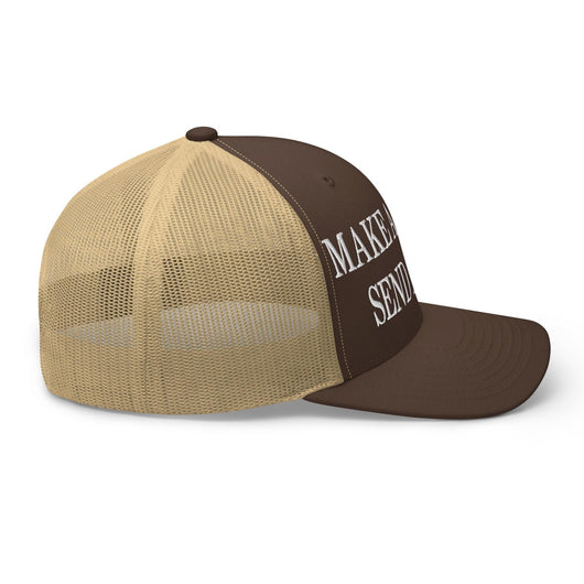 Make Us Send Again Embroidered Mesh Trucker Hat