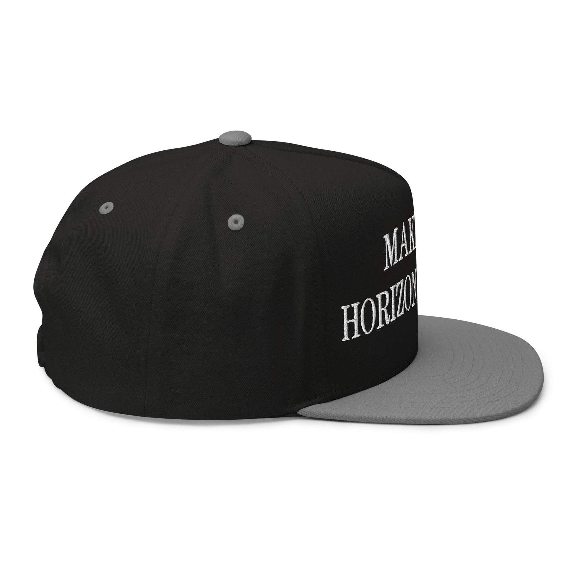 Make Video Horizontal Again Embroidered 5 Panel Flat Bill Brim Snapback Hat