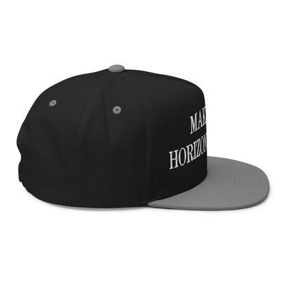 Make Video Horizontal Again Embroidered 5 Panel Flat Bill Brim Snapback Hat