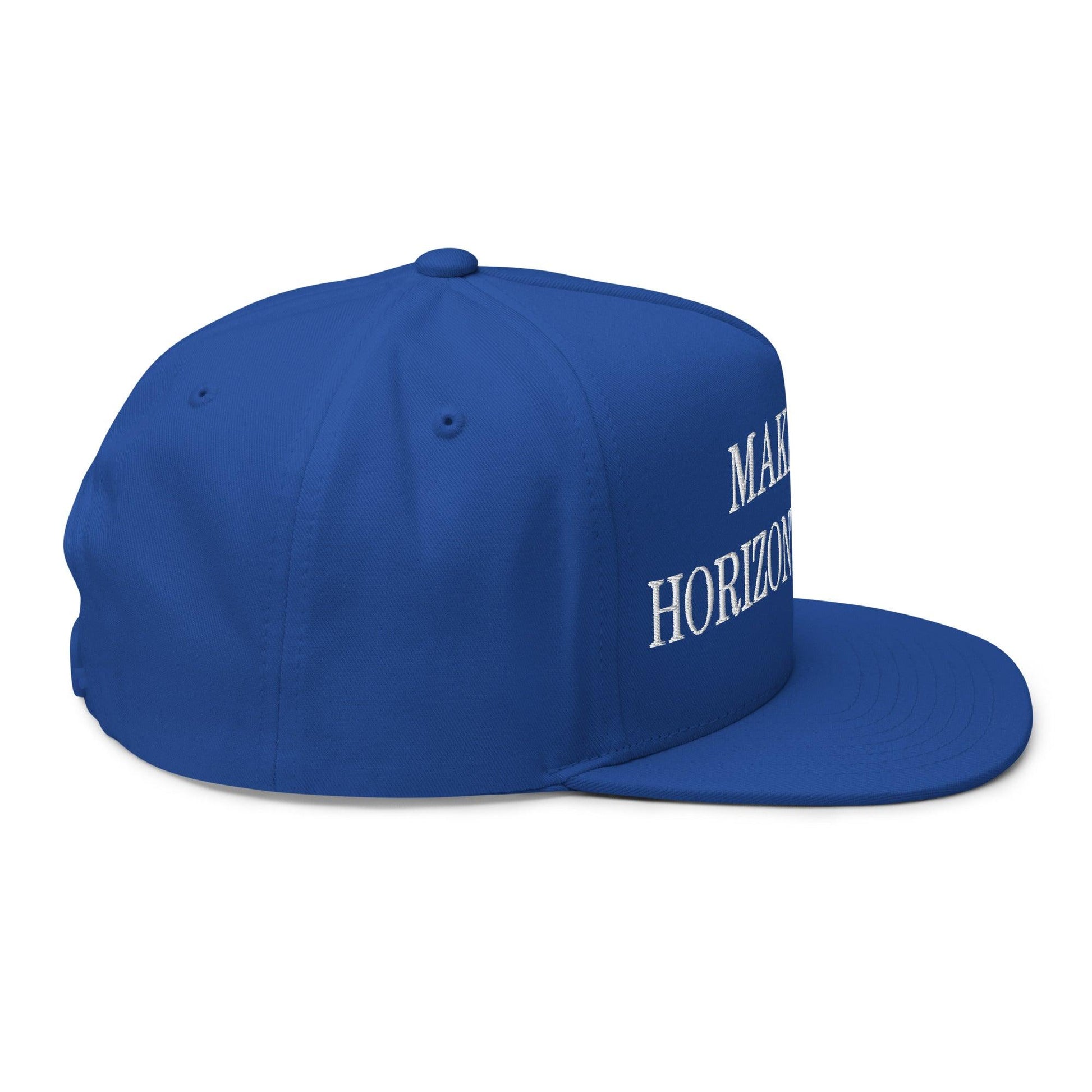 Make Video Horizontal Again Embroidered 5 Panel Flat Bill Brim Snapback Hat