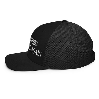Make Video Horizontal Again Embroidered Classic Mesh Trucker Hat