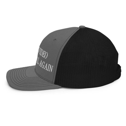 Make Video Horizontal Again Embroidered Classic Mesh Trucker Hat