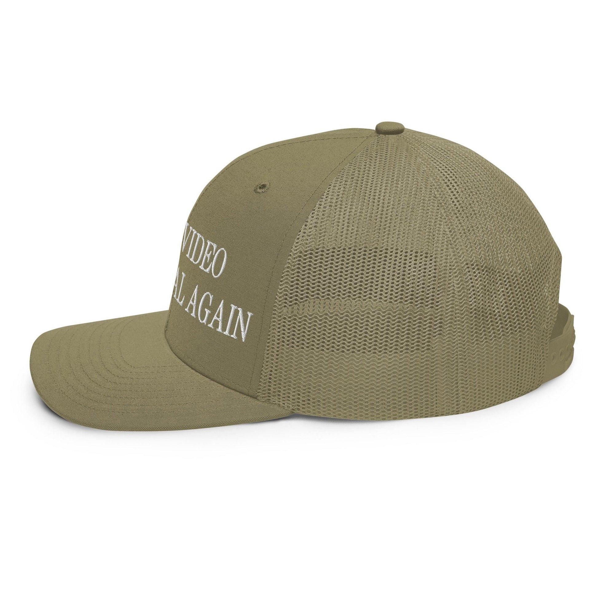 Make Video Horizontal Again Embroidered Classic Mesh Trucker Hat