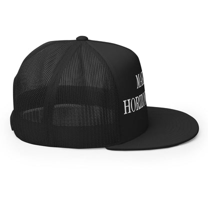 Make Video Horizontal Again Embroidered Mesh Flat Bill Brim Trucker Hat