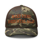 Make Video Horizontal Again Embroidered Orange Camo Trucker Hat - Camo/Brown
