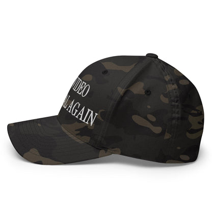Make Video Horizontal Again Embroidered Stretch Fit Baseball Hat