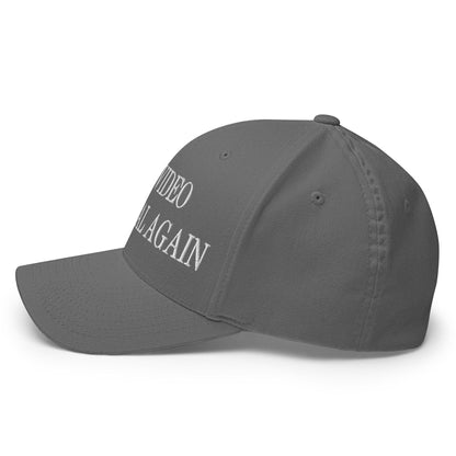 Make Video Horizontal Again Embroidered Stretch Fit Baseball Hat
