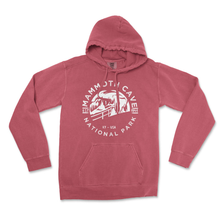 Mammoth Cave National Park Comfort Colors Hoodie - S / Crimson - hoodie