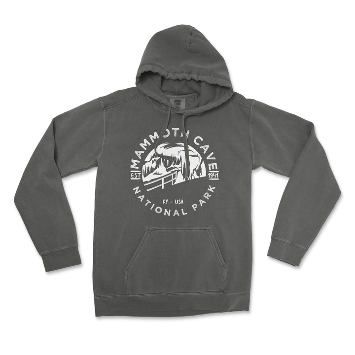 Mammoth Cave National Park Comfort Colors Hoodie - S / Pepper - hoodie