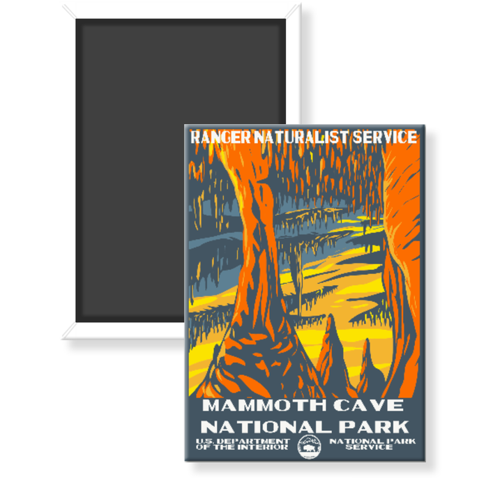 Mammoth Cave National Park WPA Magnet - magnet