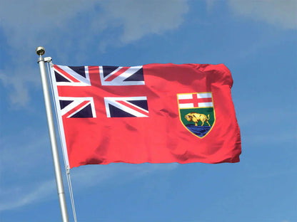 Manitoba Flag – Various Sizes 🇨🇦 - 9x18