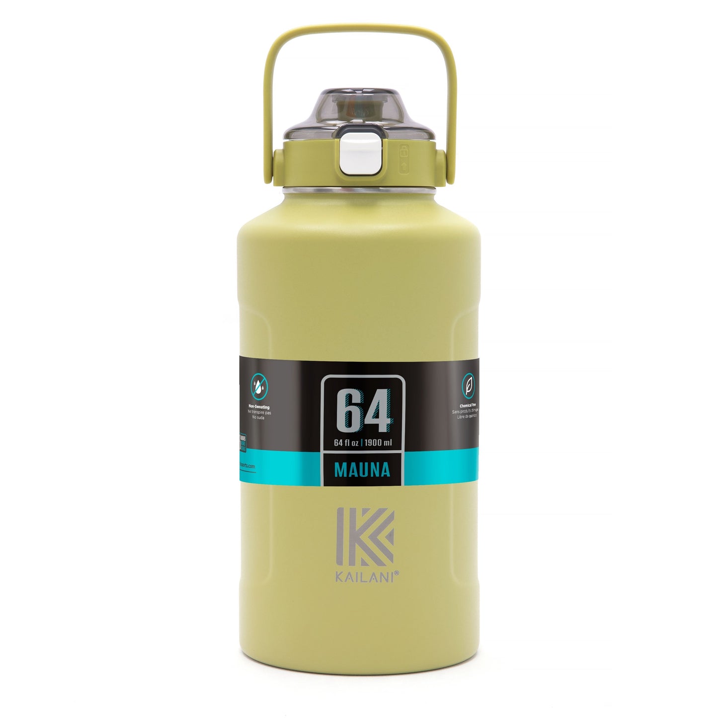 MAUNA Water Bottle - 1.9 L Six Pack - Dune - Drinkware