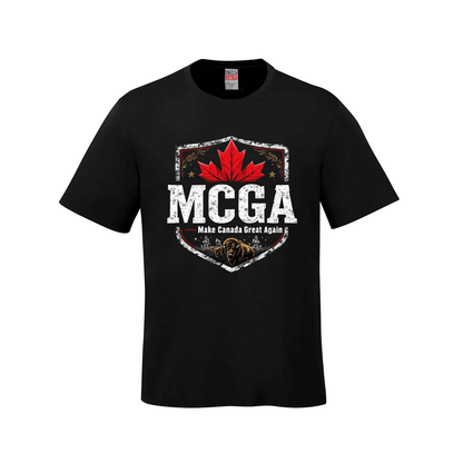 MCGA Heritage Shield T-Shirt - 08 - Black / Small