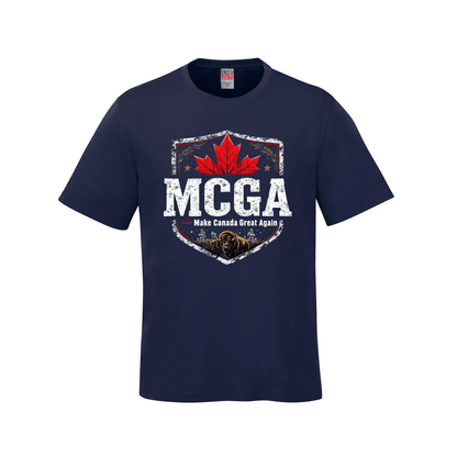 MCGA Heritage Shield T-Shirt - 08 - Navy / Small