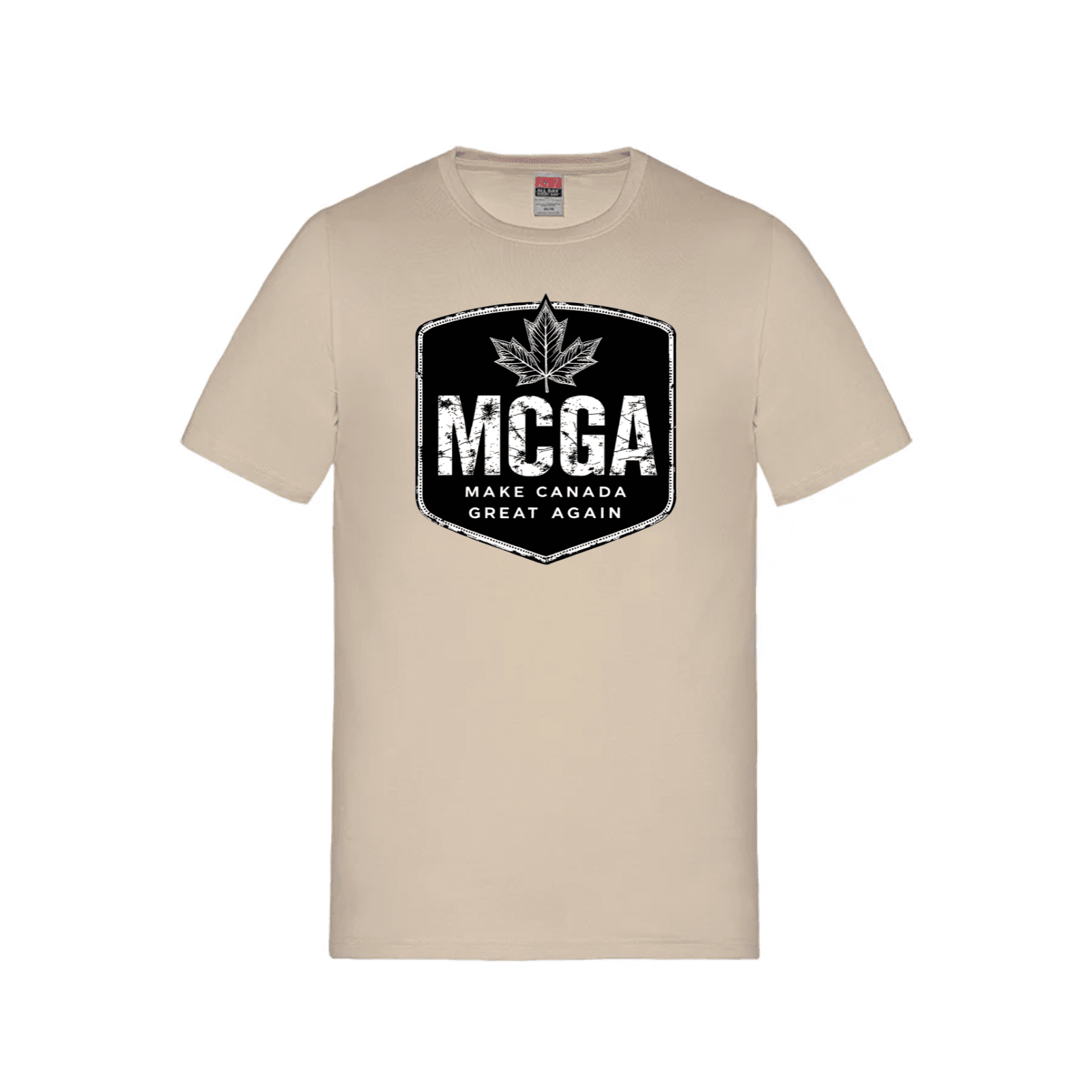 MCGA - Make Canada Great Again T-Shirt - 01 - Sand / Small