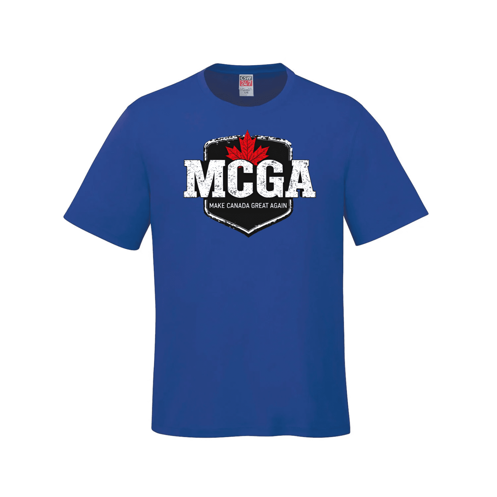 MCGA - Make Canada Great Again T-Shirt - 02 - Blue / Small