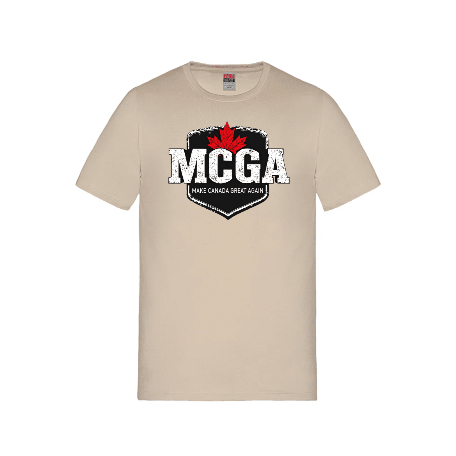 MCGA - Make Canada Great Again T-Shirt - 02 - Sand / Small