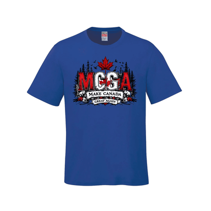 MCGA - Make Canada Great Again T-Shirt - 03 - Blue / Small