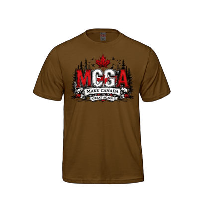 MCGA - Make Canada Great Again T-Shirt - 03 - Caramel / Small