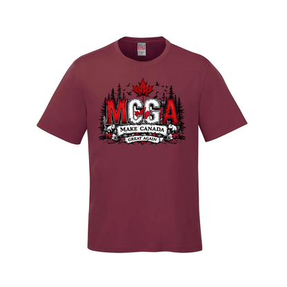 MCGA - Make Canada Great Again T-Shirt - 03 - Maroon / Small
