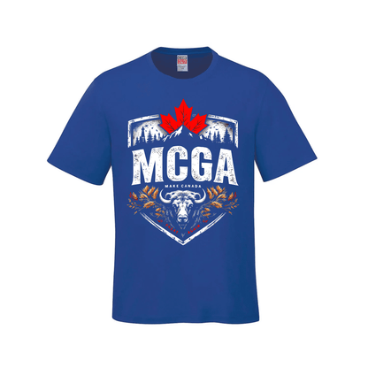 MCGA - Make Canada Great Again T-Shirt - 04 - Blue / Small