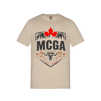 MCGA - Make Canada Great Again T-Shirt - 04 - Sand / Small