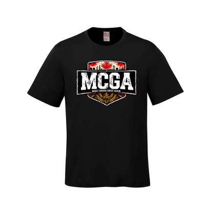 MCGA Shield Style Tee – Strength in Unity - 06 - Black / Small - T-Shirt