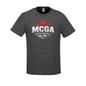 MCGA Shield Tee – Distressed Edition - 07 - charcoal heather / Small - T-Shirt