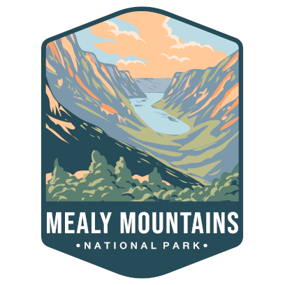 Mealy Mountains National Park Sticker Large - sticker