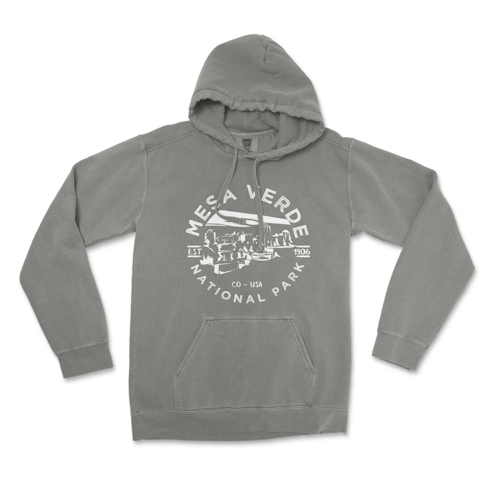 Mesa Verde National Park Comfort Colors Hoodie - S / Grey - hoodie