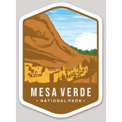 Mesa Verde National Park Die Cut Sticker Large - sticker