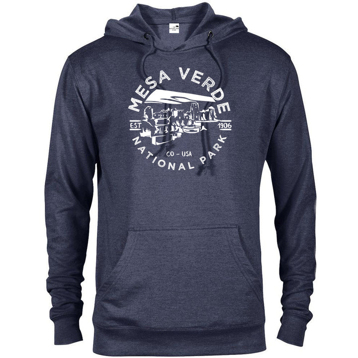 Mesa Verde National Park Hoodie - Denim Heather / S - hoodie