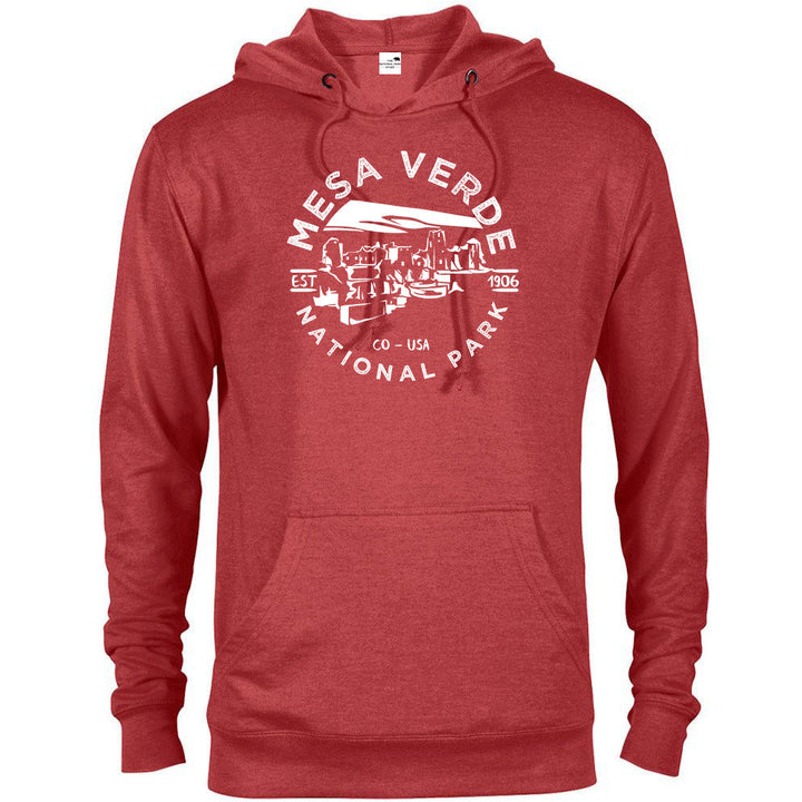 Mesa Verde National Park Hoodie - Red Heather / S - hoodie