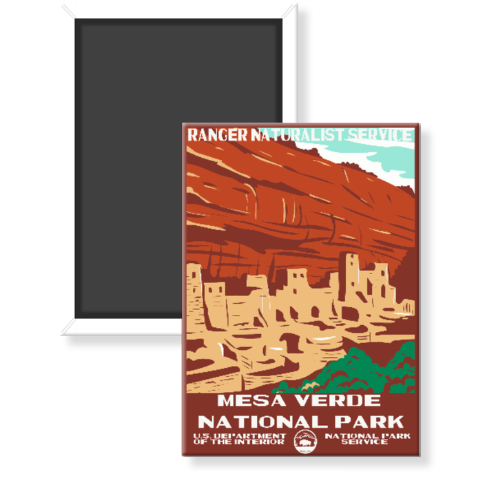 Mesa Verde National Park WPA Magnet - magnet