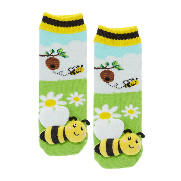 Messy Moose Socks Baby Socks Bee 6 Pack - Baby / yellow - Socks