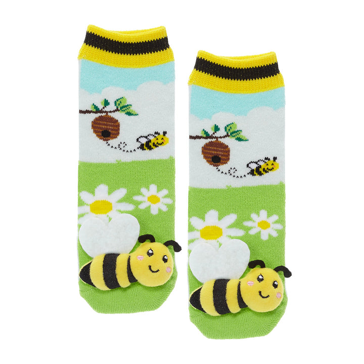 Messy Moose Socks Baby Socks Bee 6 Pack - Baby / yellow - Socks