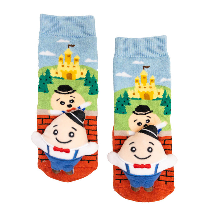 Messy Moose Socks Baby Socks Humpty Dumpty 6 Pack - Baby / Blue - Socks