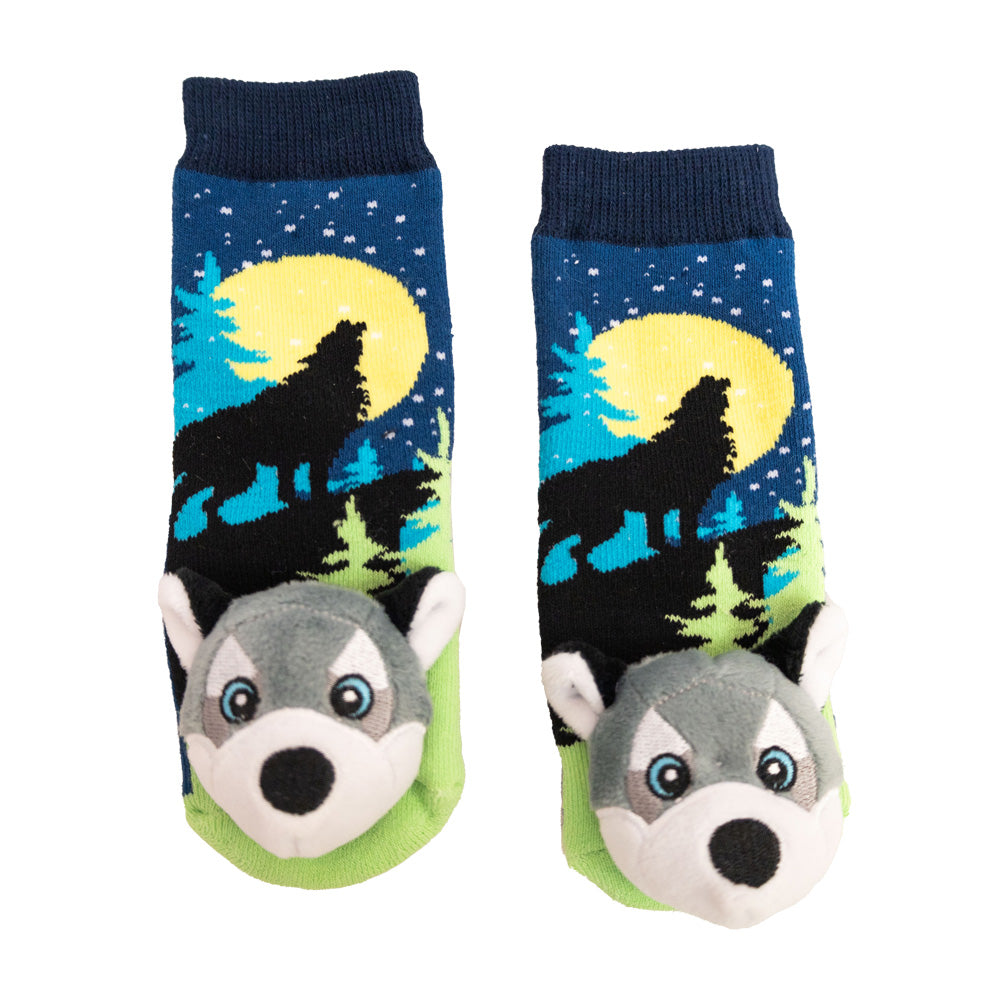 Messy Moose Socks Baby Timberwolf 6 Pack - Blue