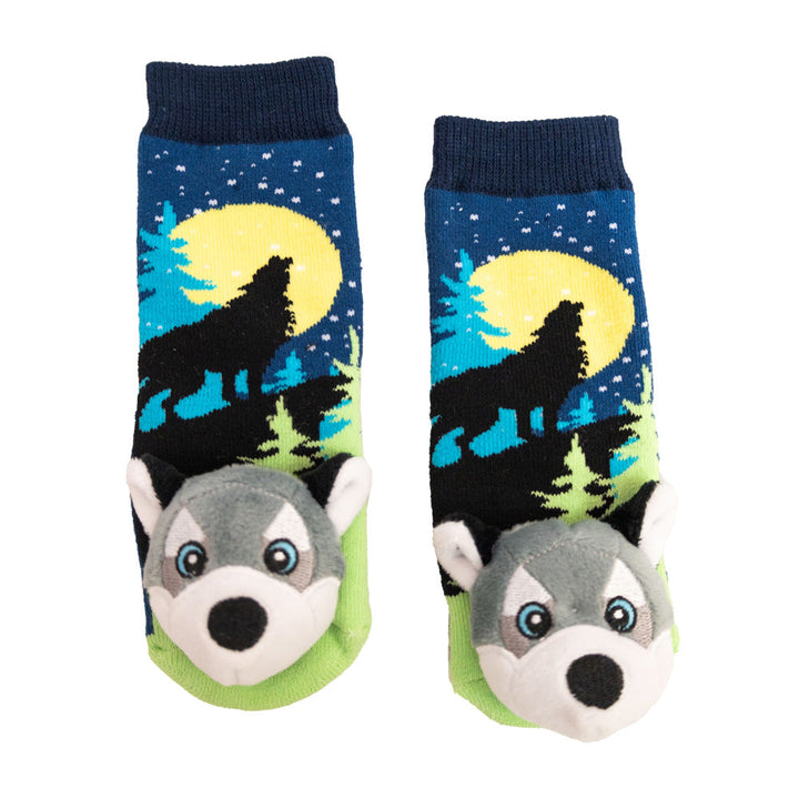 Messy Moose Socks Baby Socks Timberwolf 6 Pack - Baby / Blue - Socks