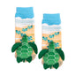 Messy Moose Socks Baby Turtle 6 Pack - green