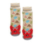 Messy Moose Socks Crab 6 Pack - Baby / Beige